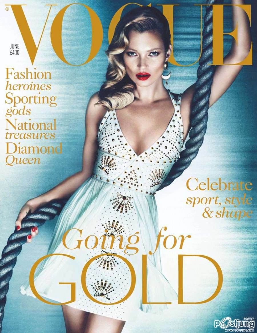 Kate Moss @ Vogue UK June 2012