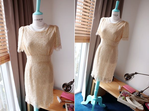 แฟชั่น ชุดงานหมั้น  สไตล์เดรสสั้น