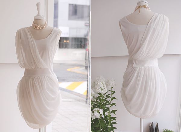 แฟชั่น ชุดงานหมั้น  สไตล์เดรสสั้น