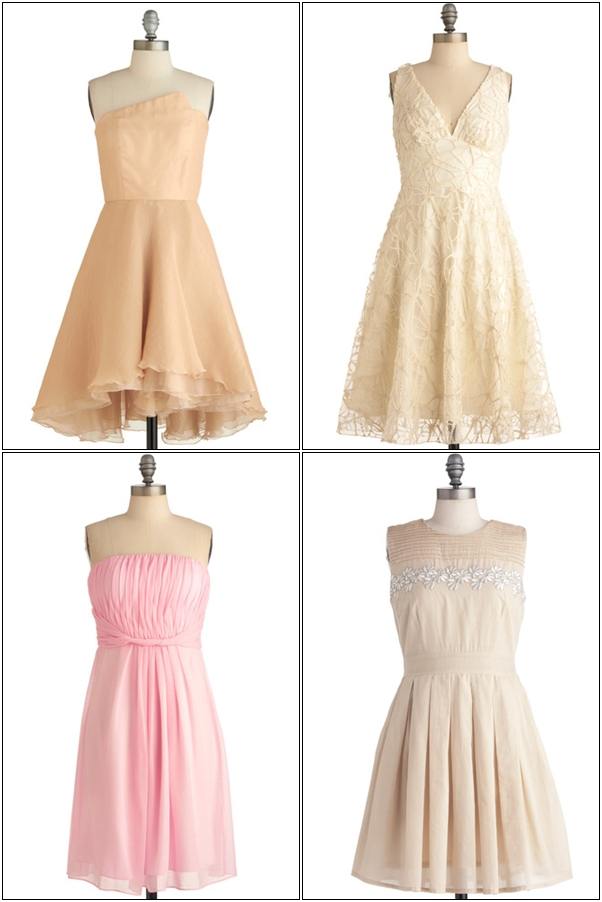 แฟชั่น ชุดงานหมั้น  สไตล์เดรสสั้น