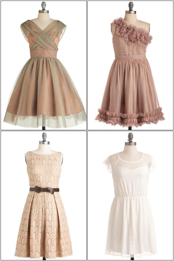 แฟชั่น ชุดงานหมั้น  สไตล์เดรสสั้น
