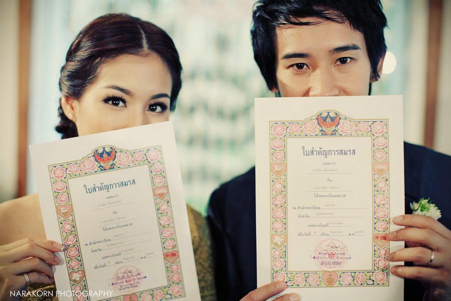ภาพงานแต่งงาน ต่าย ชุติมา-ทิม พิธา