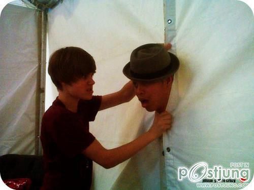 Just funny with justin bieber