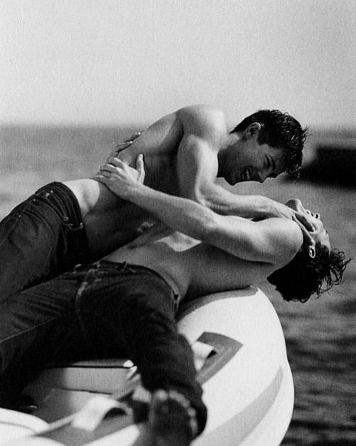 Danny Schwarz & Guy Robinson by Bruce Weber