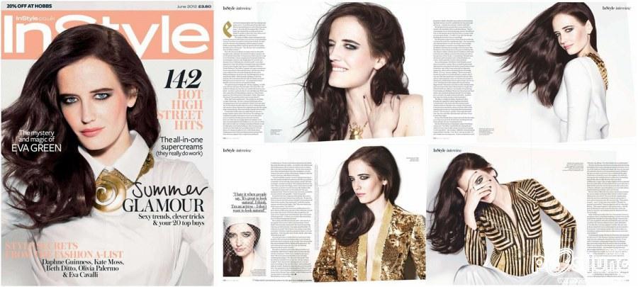 Eva green @ InStyle UK June 2012