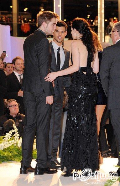 Kristen Stewart , Robert Pattinson , Taylor Lautner