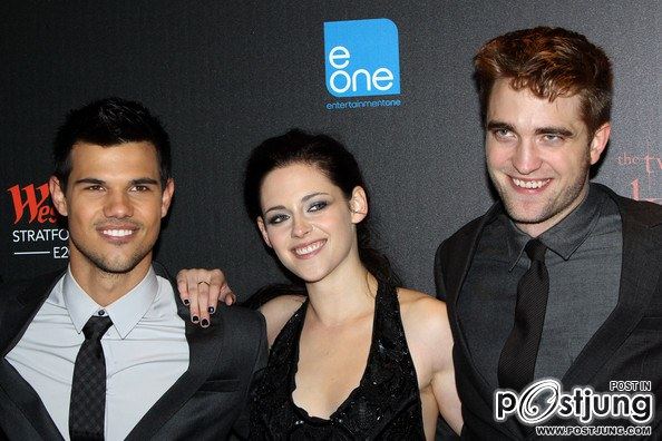 Kristen Stewart , Robert Pattinson , Taylor Lautner