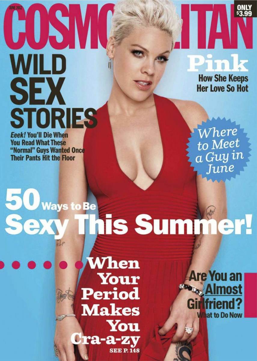 Pink @ Cosmopolitan US June 2012