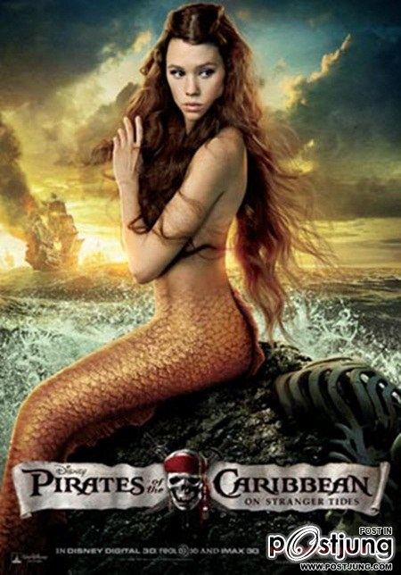 สงสัยกันไหมว่าทำไมนางเงือกใน Pirates of the Caribbean  ถึงมีขา ^__^ ยิ้ม