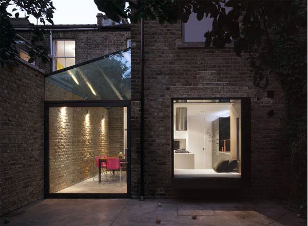 Modern Home Renovations - contemporary glass roof frames unobstructed views of the sky