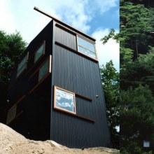 Slope House, Japan - mountainside design with 6 floors & ever changing views