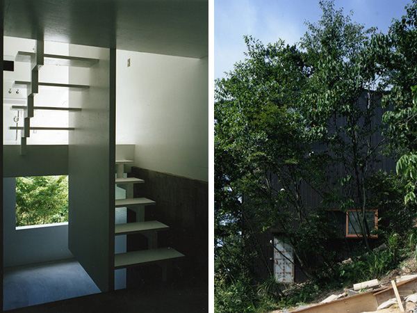 Slope House, Japan - mountainside design with 6 floors & ever changing views