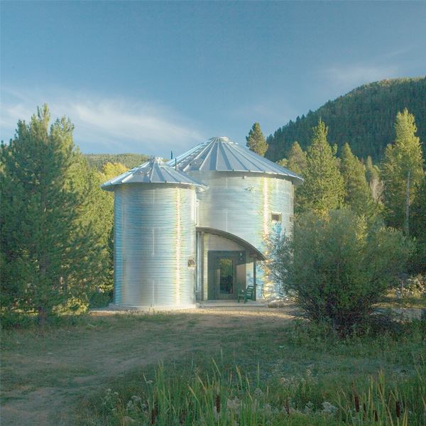 Silo House in Utah - grain silos rock!