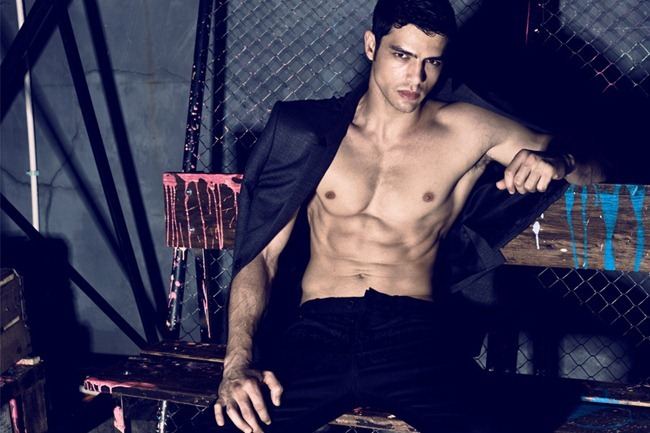 MASCULINE DOSAGE: MACIEL MENDES IN "CROSS WIRE" BY PHOTOGRAPHER ARSETO ADIPUTRA