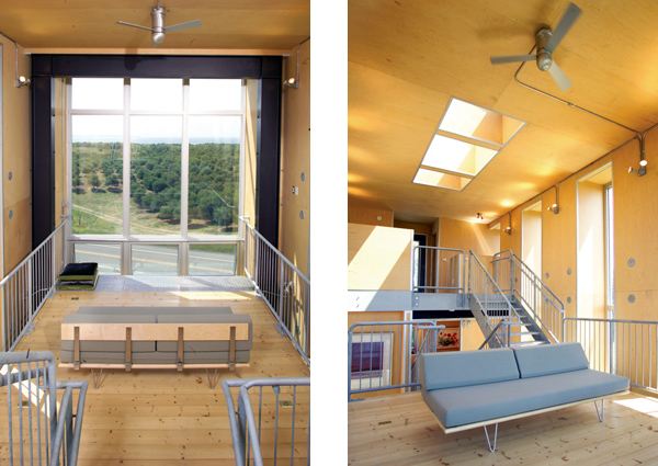 Modern Prefab House 'Chameleon' Changes with The Seasons!