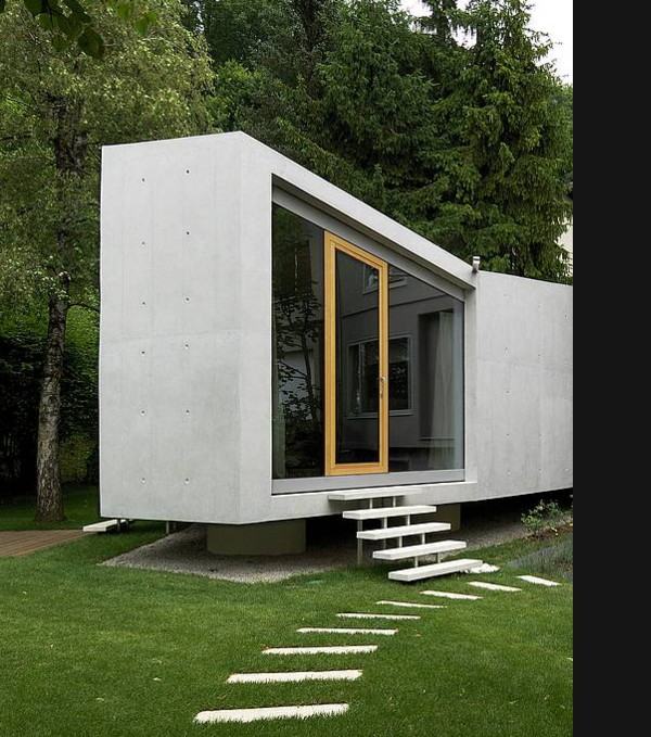 Modern Home Addition is ... in the garden