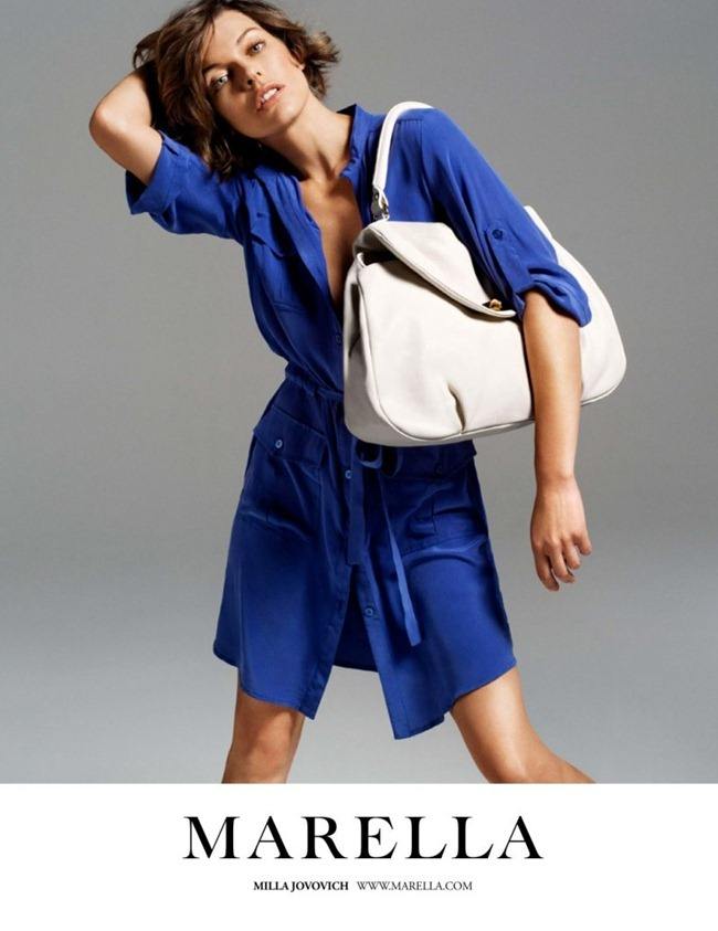 CAMPAIGN: MILLA JOVOVICH FOR MARELLA SPRING 2012 BY PHOTOGRAPHERS INEZ & VINOODH