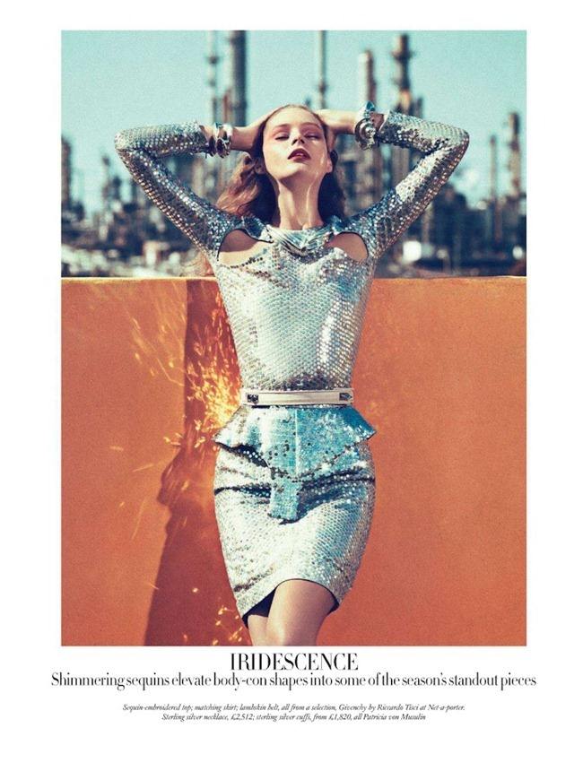 HARPER'S BAZAAR UK: JUJU IVANYUK IN "THE COLLECTIONS" BY PHOTOGRAPHER SEBASTIAN KIM