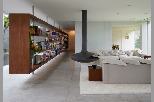 Stylish Home Design in Sao Paulo, Brazil - a rooftop deck, a lap pool and a cool basement