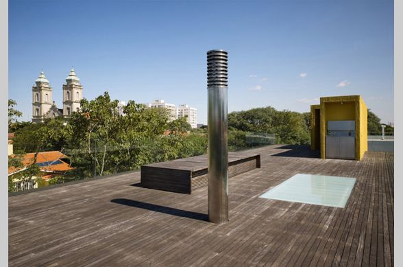 Stylish Home Design in Sao Paulo, Brazil - a rooftop deck, a lap pool and a cool basement