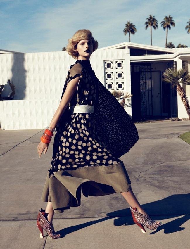 HARPER'S BAZAAR MAGAZINE: BETTE FRANKE BY PHOTOGRAPHER LACHLAN BAILEY