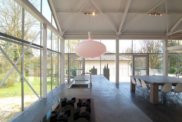 Modern Eco Home - a Livable Sustainable Greenhouse in Belgium