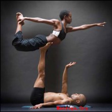 Black and gray yoga depth