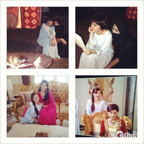 ขวัญ อุษามณี ณ กองละครฟ้าจรดทรายล่าสุด