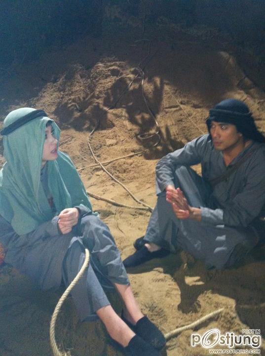 ขวัญ อุษามณี ณ กองละครฟ้าจรดทรายล่าสุด