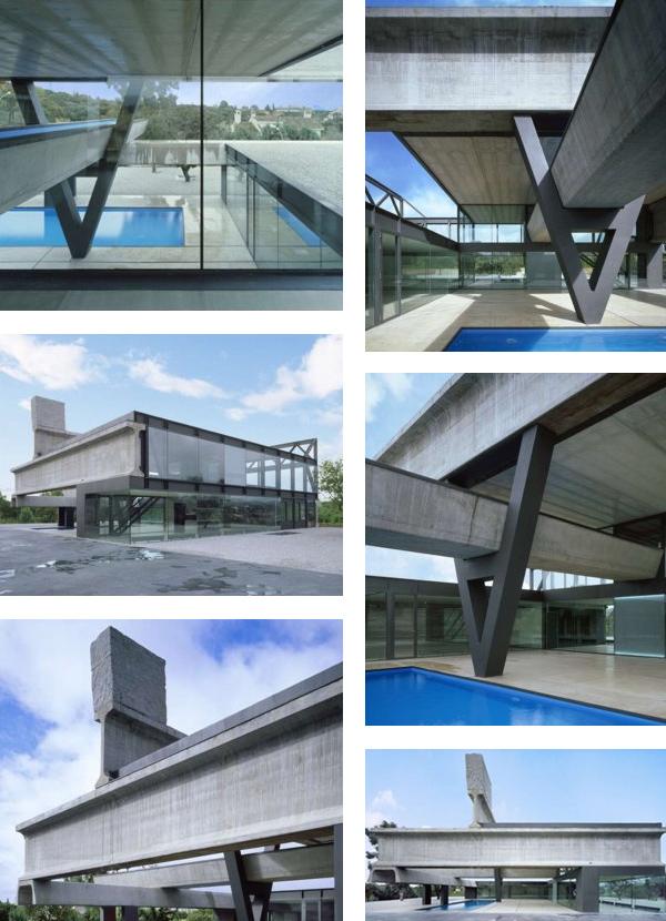 เท่ว่ะ บ้าน !!!Concrete + Metal + Glass is the winning combination, and this modern house in Madrid, Spain