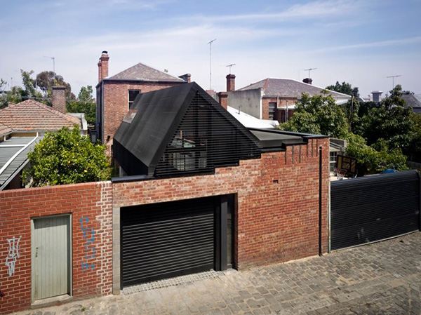 Modern Home Architecture At Its Best - If only neighbors knew what's behind those old walls ...