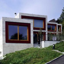 Luxury Concrete Fortress on Lake Zurich, Switzerland - we like concrete!