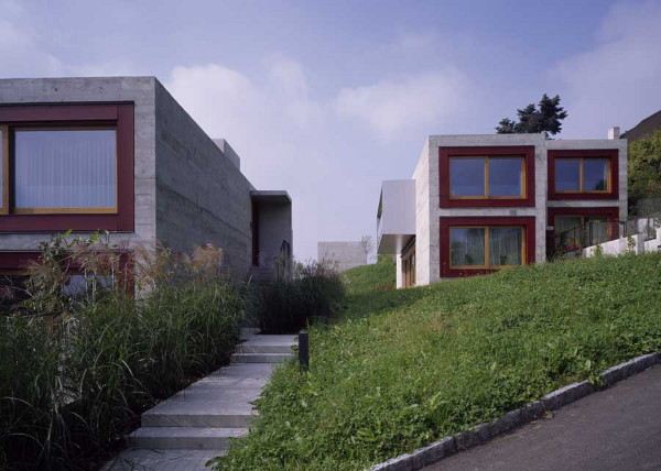 Luxury Concrete Fortress on Lake Zurich, Switzerland - we like concrete!