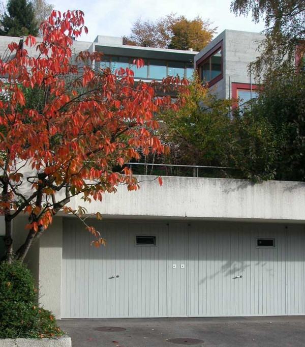 Luxury Concrete Fortress on Lake Zurich, Switzerland - we like concrete!