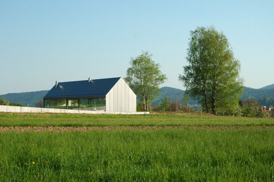 Urban Farmhouse in Slovenia Countryside - a barn outside, urban inside