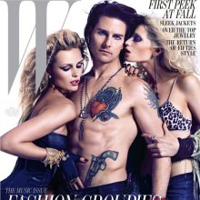 ทอม ครูซ สวมบทร็อคสตาร์ขึ้นปกนิตยสาร W