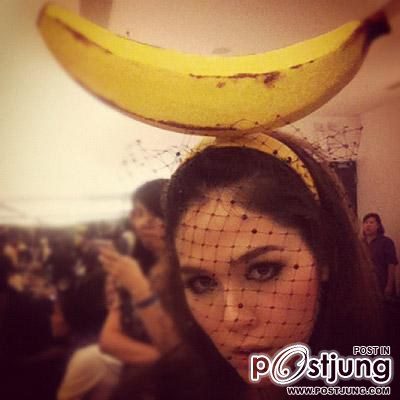 แฟชั่นที่คาดผมชมพู่ อารยา