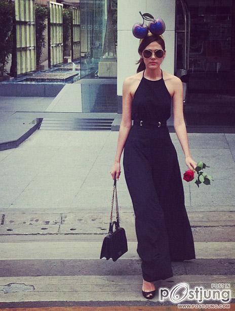 แฟชั่นที่คาดผมชมพู่ อารยา