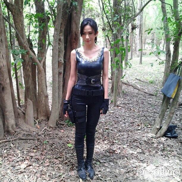 เบื้องหลังกองถ่ายป่านางเสือ2 ยุ้ย จีรนันท์สวยเริ่ดเท่มาก