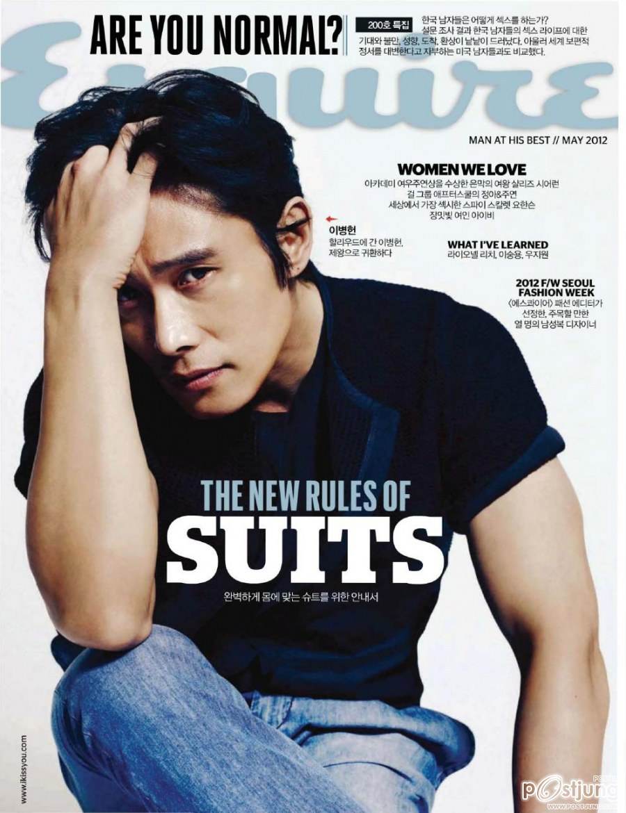 lee byung hun @ Esquire Korea May 2012
