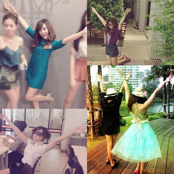 มันยอดมาก...เทรนด์ฮิต ดาราถ่ายรูปยกเเขน