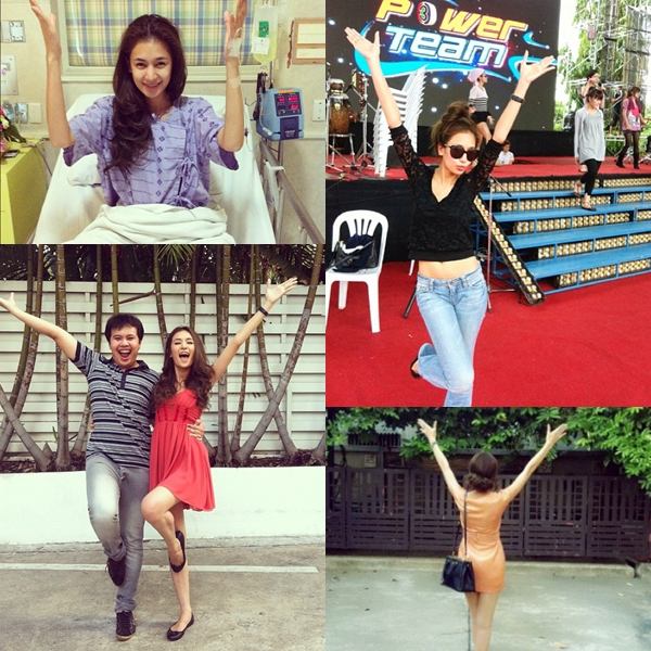 มันยอดมาก...เทรนด์ฮิต ดาราถ่ายรูปยกเเขน