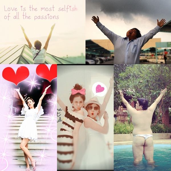 มันยอดมาก...เทรนด์ฮิต ดาราถ่ายรูปยกเเขน