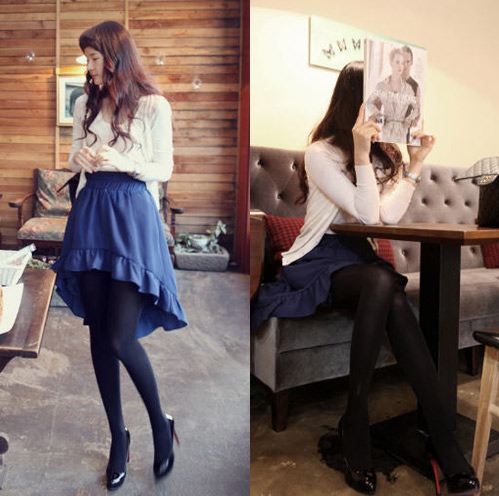 แฟชั่น กระโปรงหน้าสั้นหลังยาว เก๋ไก๋มีสไตล์แบบฉบับเซ็กซี่เกิร์ล