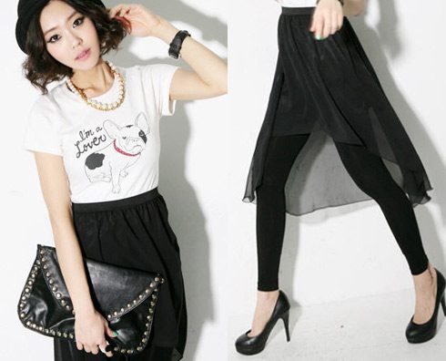 แฟชั่น กระโปรงหน้าสั้นหลังยาว เก๋ไก๋มีสไตล์แบบฉบับเซ็กซี่เกิร์ล