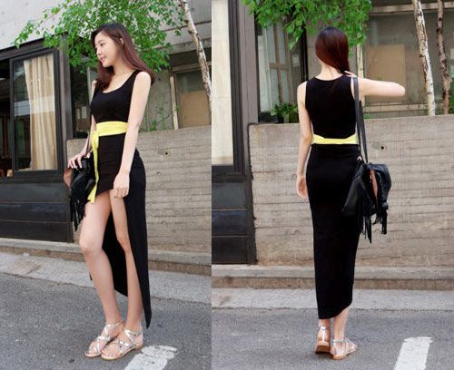 แฟชั่น กระโปรงหน้าสั้นหลังยาว เก๋ไก๋มีสไตล์แบบฉบับเซ็กซี่เกิร์ล