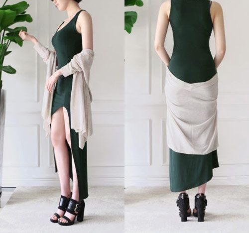 แฟชั่น กระโปรงหน้าสั้นหลังยาว เก๋ไก๋มีสไตล์แบบฉบับเซ็กซี่เกิร์ล