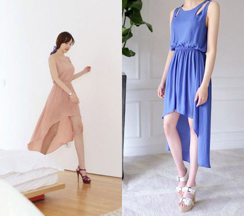 แฟชั่น กระโปรงหน้าสั้นหลังยาว เก๋ไก๋มีสไตล์แบบฉบับเซ็กซี่เกิร์ล