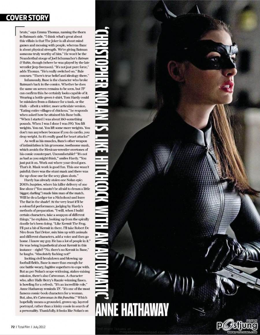 The Dark Knight Rises @ Total Film issue 194 July 2012