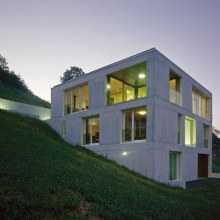 Concrete Home Design in Switzerland - modern concrete moves into rural!